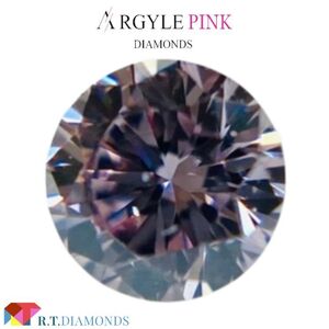 ARGYLE FANCY PINK 0.089ct RD/RT2476/ARGYLE/CGL