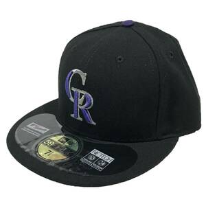 New Era ニューエラ MLB Colorado Rockies コロラド ロッキーズ ベースボールキャップ（ブラック）7 1/2 59.6cm【並行輸入品】