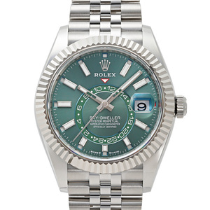 ロレックス ROLEX スカイドゥエラー 336934 ミントグリーン/バー文字盤 新品 腕時計 メンズ