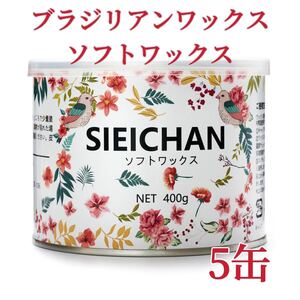 ブラジリアンワックス　ソフトワックス　5缶　ブラジリアン脱毛ワックス　送料込み-③