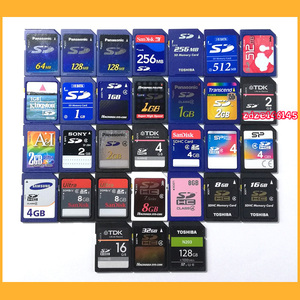 ●メディア●SDカード 31枚 64MB 128MB 256MB 512MB 1GB 2GB 4GB 8GB 16GB 32GB 128GB 動作品 フォーマット済 メモリーカード●