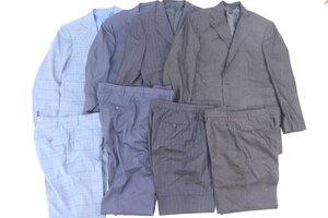 【4点】KITON キートン セットアップ ジャケット スラックス サイズ 50 52 含む他 ストライプ チェック 等 メンズ まとめ売り 2907-NA