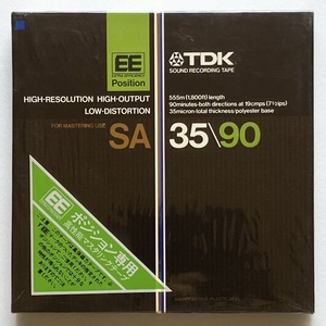 【希少 未使用未開封品】TDK SA35/90 7号オープンリールテープ EEポジション専用 高性能マスタリングテープ