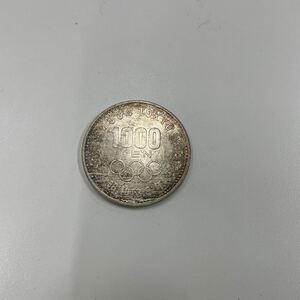 M01 【個人保管品】/1000円銀貨 1枚 千円銀貨 東京オリンピック 銀貨 硬貨 古銭 記念硬貨 千円 東京五輪