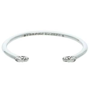 クロムハーツ Chrome Hearts BANGLE DOUBLE DOG/ダブルドッグ シルバーブレスレット 中古 SJ02