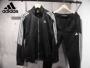 adidas アディダス adidasenergy13+ ウォームアップ ジャージ セットアップ XO O/トレーニング 上下セット/メンズ/黒 ブラック