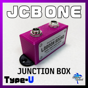 JCBoneU】JCB one TU =PURPLE=《超便利 #ジャンクションボックス:ボード内の配線整理 #BELDEN仕様》=TU=【1系統/TS】超軽量 #LAGOONSOUND