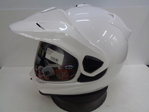 新発売●Arai TOUR-CROSSV ツアークロス グラスホワイト Mサイズ●