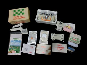 1000円スタート 編機パーツ 7点まとめ SiLVER シルバー KC-1 レースとじ器 SC-3 SC-1 アーガイル編みキャリジ AG-1 手芸 12 LL4010