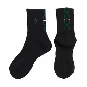 1610496-InThePaint/バスケットソックス PANEL SOCKS 定番ソックス ブラックソックス/2