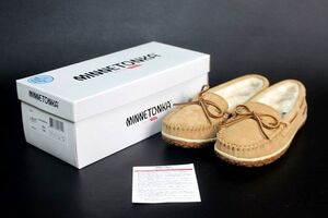 ミネトンカ ティリア レディース モカシン フラットシューズ シナモン 24cm MINNETONKA TILIA★