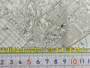 md24【地図】桑名 [三重県] 昭和52年 地形図[東矢田町中心] 長島町木曽岬町朝日町川越町 三岐鉄道富田西口駅 三岐朝明駅 東洋紡績 平田紡績