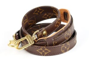 【美品】LOUIS VUITTON ヴィトン モノグラム ショルダーストラップのみ バッグ レザー 付属品【PO75】