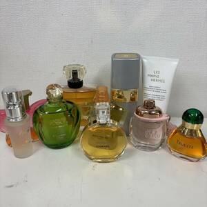 【K-25488TYa】香水大量おまとめ CHANEL CHANCE HERMES ハンドクリーム Christian Dior COACH TRUESTE 使用感あり 未開封あり 1円スタート