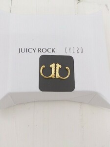 ◇ ◎ JUICY ROCK CYCRO 装飾ビジュー おしゃれ シンプル イヤーカフ ゴールド レディース E