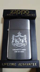 美中古使用品 ZIPPO #1600 slim COAT OF ARMS-4 (1999)