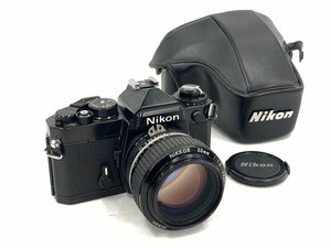 Nikon ニコン FE フィルムカメラ / レンズ NIKKOR 50mm 1:1.2 専用ケース付属【CFAA5019】