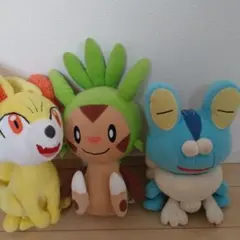 ポケモン ぬいぐるみ フォッコ ハリマロン ケロマツ