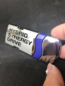 トヨタ　HYBRID SYNERGY DRIVE　エンブレム　　新品　HSD　リアエンブレム