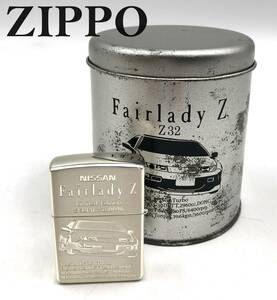 7703704-1【未使用品】ZIPPO/ジッポー/NISSAN FAIRLADY/300ZX/Z/日産/フェアレディ/Z32/オイルライター/限定品/