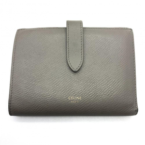 【中古】CELINE ミディアムストラップウォレット セリーヌ 10B643BFP.10BL[240019472728]