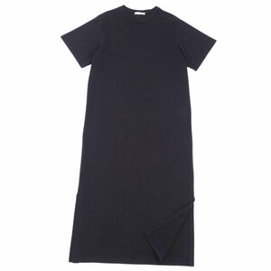 美品 ザ ロウ THE ROW ワンピース Tシャツ カットソー 半袖 ショートスリーブ 無地 コットン トップス レディース XS cf06ml-rm10f10448