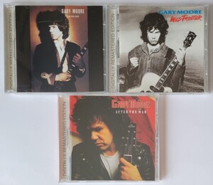 GARY MOORE 2002年リマスター CD3枚 RUN FOR COVER WILD FRONTIER AFTER THE WAR ゲイリー・ムーア REMASTER BONUS TRACK LIVE THE LONER