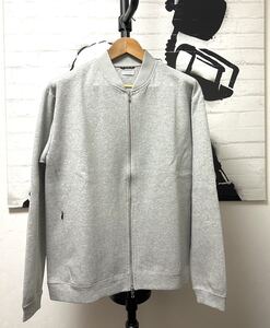 WEB限定 WARDROBE SMARTダブルニット ジップブルゾン　 GR