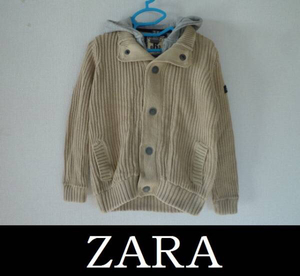 ■激安■ZARA KIDS/ザラキッズ■重ね着風ニットパーカー■104cm