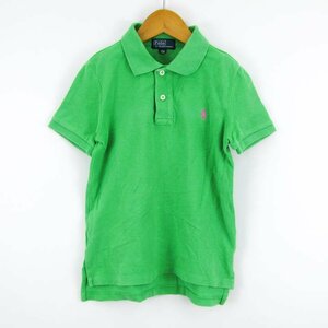 ポロ ラルフローレン 半袖ポロシャツ カットソー キッズ 男の子用 120サイズ 緑 POLO Ralph Lauren