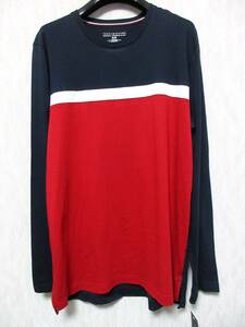 未使用品 トミーヒルフィガー TOMMY HILFIGER 長袖 カットソー Tシャツ M 亥1227