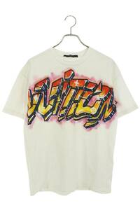 ルイヴィトン LOUISVUITTON 22SS RM221 DT3 HMY60W サイズ:S グラフィットロゴプリントTシャツ 中古 SS13