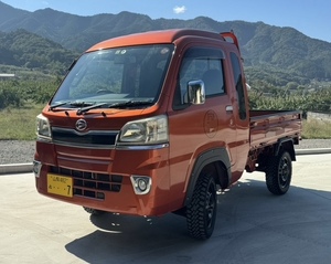 ダイハツ　ハイゼットジャンボ　4WD AT H27年　車検R7年3月　4万8千km 無事故　美車不具合無し　ETC ナビ　ドラレコ　S510P