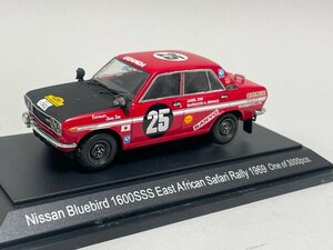 EBBRO エブロ 1/43 NISSAN 日産 ブルーバードラリー 1969 #25 43393