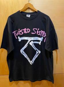 ビンテージ トゥイステッドシスター twisted sister バンドTシャツ USA製 古着 黒 XL blue grape merchandising