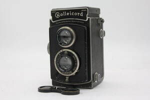 【訳あり品】 ローライ Rolleicord Carl Zeiss Jena Triotar 7.5cm F3.5 二眼カメラ v5021