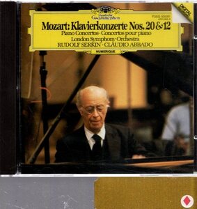 モーツァルト：ピアノ協奏曲第20，12番/ゼルキン、アバド