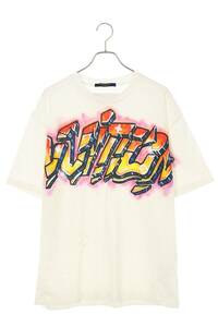 ルイヴィトン LOUISVUITTON 22SS RM221 DT3 HMY60W サイズ:XL グラフィックロゴプリントTシャツ 中古 SS13