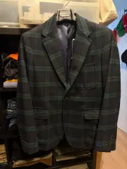 【雷市場（ポンジャン）商品韓国直送】 ポロ Ralph Lauren(ラルフローレン) ブラックウォッチ ウール ブレザー 40S