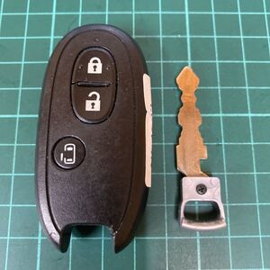 NI 4632 日産 純正 007YUUL0212スマートキーレス パレット ソリオ ルークス等MK21S MA15S スズキ マツダ 片側スライド 3ボタン