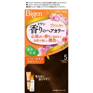 ビゲン 香りのヘアカラー 乳液 5 ブラウン × 27点