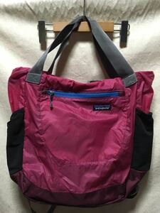 極美品 patagonia 旧 ライトウェイトトラベルトート FA14 廃番希少品 バックパック 2WAY トートバック