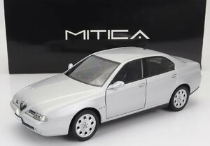 ＜予約品＞　Mitica 1/18 Alfa Romeo 166 3.0 V6 1998　silver　アルファロメオ