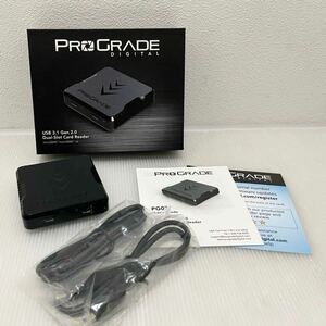 D(0628y2) ProGrade プログレード USB3.1 Gen2.0 Dual-Slot Card Reader ダブルスロットカードリーダー ★動作未確認