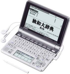 【中古】CASIO Ex-word 電子辞書 XD-GP7150 ドイツ語大画面液晶モデル メインパネル+手書きパネル搭載 ネイティブ+TTS音声対