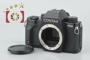 【中古】CONTAX コンタックス Aria フィルム一眼レフカメラ + D-9 データバック