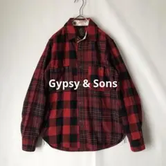 【美品】Gypsy & Sons ジプシーアンドサンズ ネルシャツ S