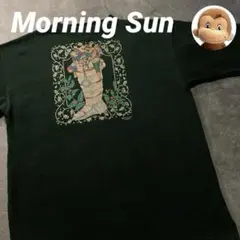 MorningSun Sweatshirts トレーナー 大判 USA製 緑XL