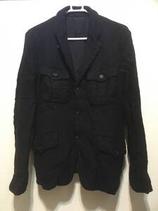 美品　COMME des GARCONS HOMME 07AW ウール 縮絨 ポケット デザイン ジャケット コムデギャルソンオム 2007AW AD2007 HT-J024 SS 