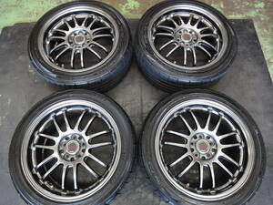 鍛造★ RAYS VOLKRACING RE30 ★ 17インチ　7.5J　インセット50　PCD100-5H★ BRZ インプレッサ　XV フォレスター プリウス FT86等